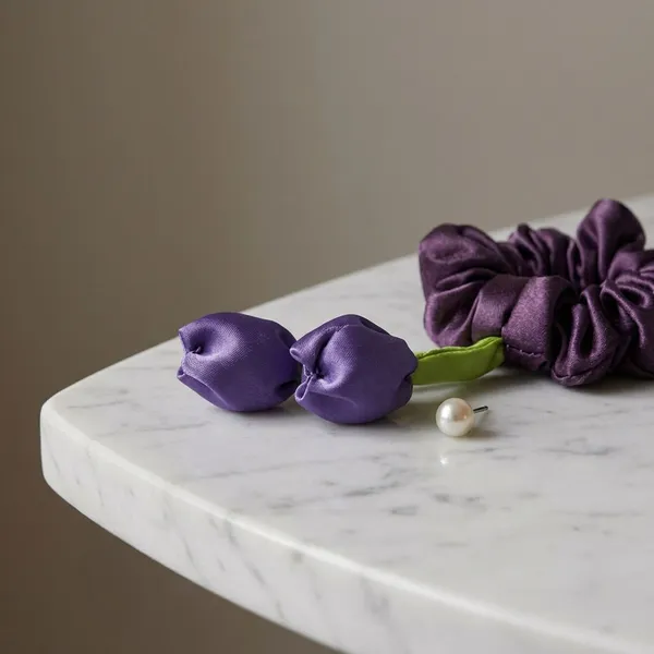 Pack_Of_2_Purple_Satin_Satin_Tulip_Scrunchie