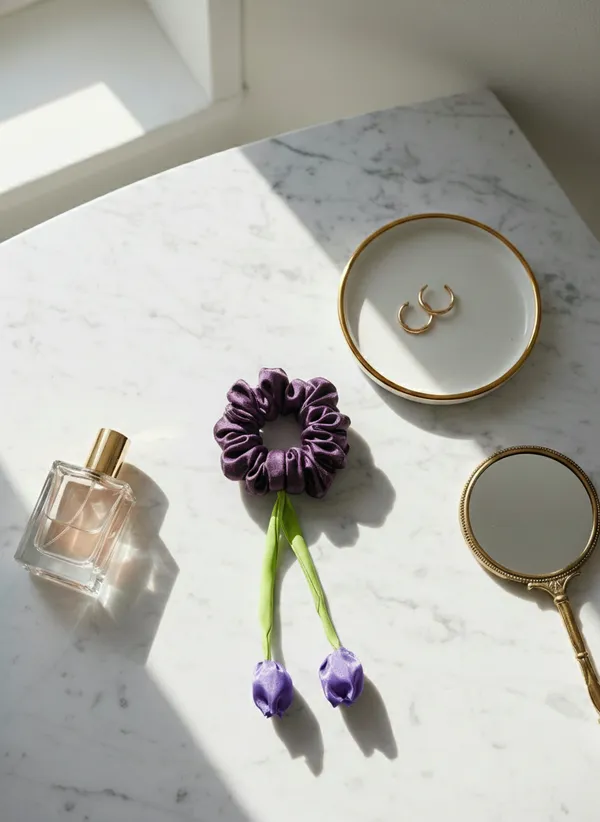 Pack_Of_2_Purple_Satin_Satin_Tulip_Scrunchie