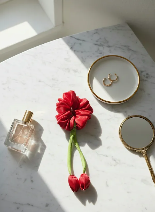 Pack_Of_2_Red_Satin_Satin_Tulip_Scrunchie