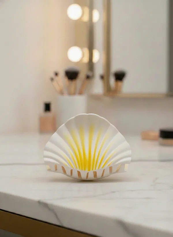 Pack_Of_2_White_Acrylic_Sunshine_Shell_Claw_Clip
