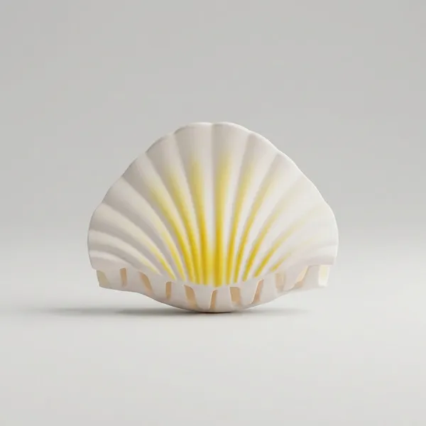 Pack_Of_2_White_Acrylic_Sunshine_Shell_Claw_Clip