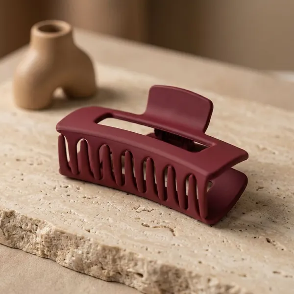Pack_Of_2_Red_Polycarbonate_Clova_Unbreakable_Claw_Clip