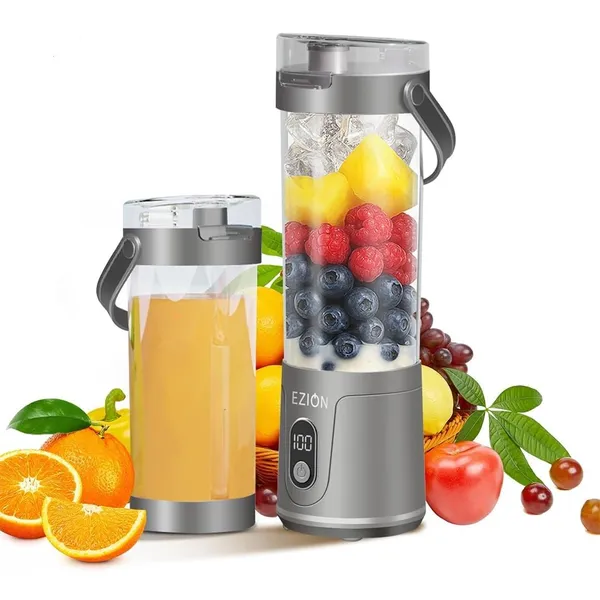 EZION_Tornado_Grey_Premium_Portable_Blender_Juicer_For_Home