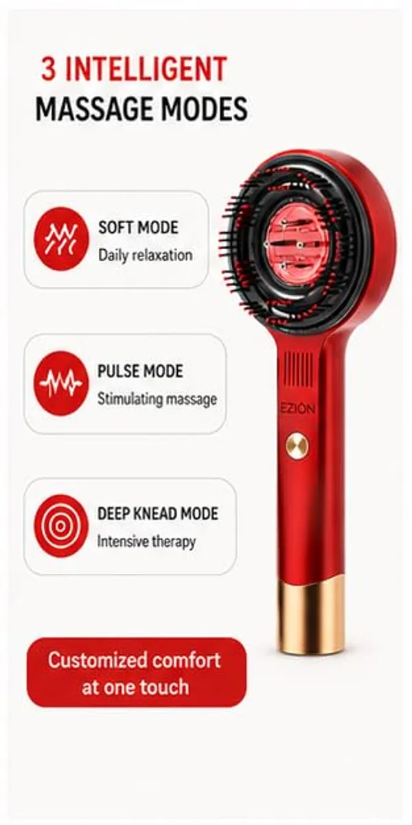 Ezion_Scalp_Massager_Comb_With_850nm_Red_Light_Therapy_72_Soft_Silicone_Bristles_Deep_Shiatsu_Kneading_3_In_1_Hair_Oil_Applicator_Promotes_Blood_Circulation_For_Hair_Growth_Aurora_Red