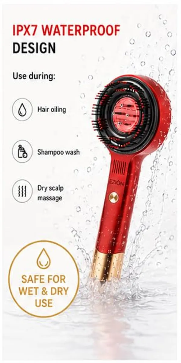 Ezion_Scalp_Massager_Comb_With_850nm_Red_Light_Therapy_72_Soft_Silicone_Bristles_Deep_Shiatsu_Kneading_3_In_1_Hair_Oil_Applicator_Promotes_Blood_Circulation_For_Hair_Growth_Aurora_Red