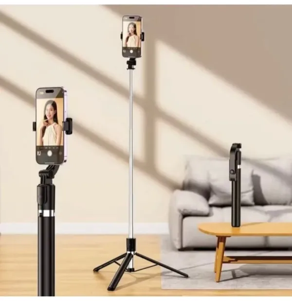 Multicolor_Tripod_Selfie_Stick_With_Tooth_Remote_&_Led_Light_Extendable_Mobile_Stand_For_Photography_&_Video_Recording(_5_Feet)