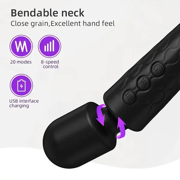 EZION_Satisfyer_Neo_Personal_Massager_for_Women_and_Men,_Rechargeable_Wireless,_Medical_Grade_Silicone,_8_Speeds,_20_Modes,_Pain_Relief