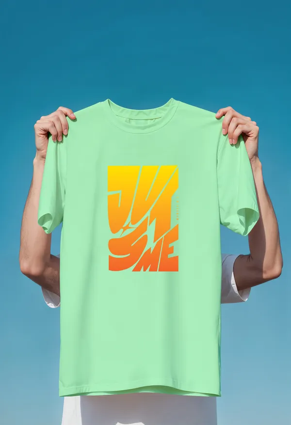 Sea_Green_Cotton_Regular_Fit_Round_Neck_T_Shirt_For_Unisex