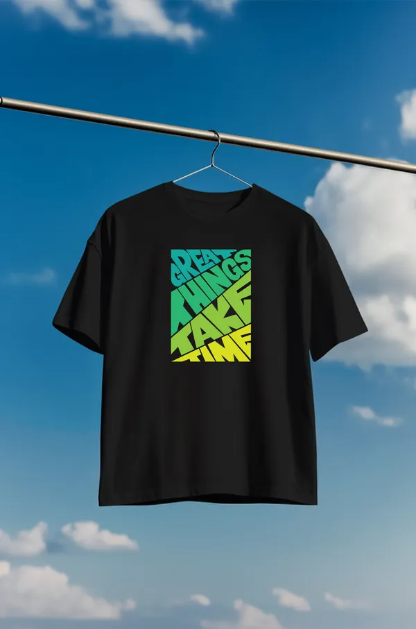 Black_Cotton_Round_Neck_Oversize_T_Shirt_For_Unisex