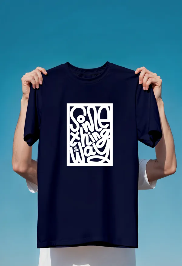 Navy_Blue_Cotton_Regular_Fit_Round_Neck_T_Shirt_For_Unisex