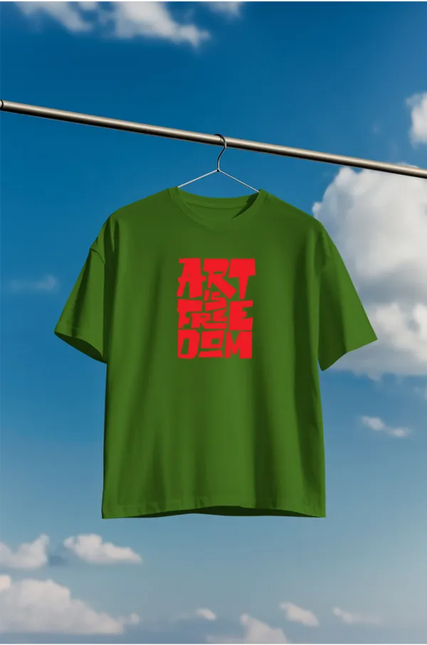 Sea_Green_Cotton_Round_Neck_Oversize_T_Shirt_For_Unisex