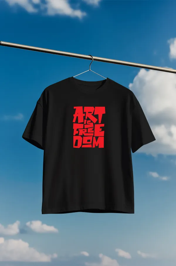 Black_Cotton_Round_Neck_Oversize_T_Shirt_For_Unisex