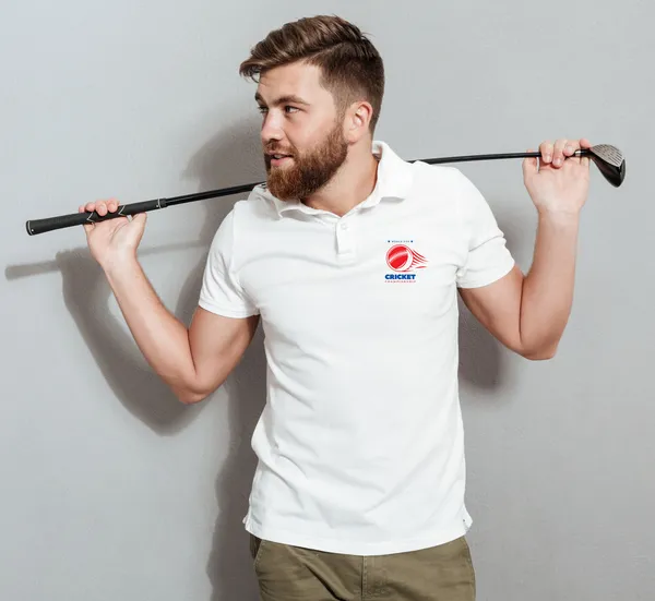 White_Cotton_Collered_Polo_T_Shirt_For_Unisex