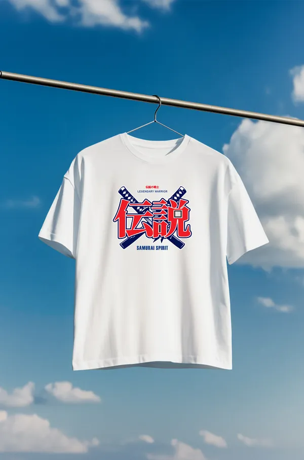 White_Cotton_Round_Neck_Oversize_T_Shirt_For_Unisex