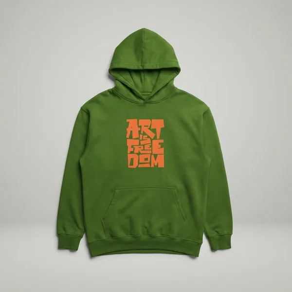 Green_Premium_Cotton_Fleece_Hoodie_For_Unisex