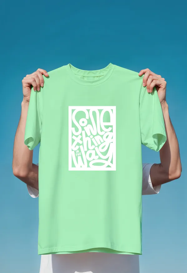 Sea_Green_Cotton_Regular_Fit_Round_Neck_T_Shirt_For_Unisex