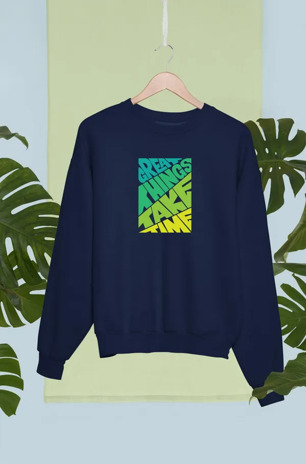 Blue_Cotton_Round_Neck_Sweatshirt_For_Unisex