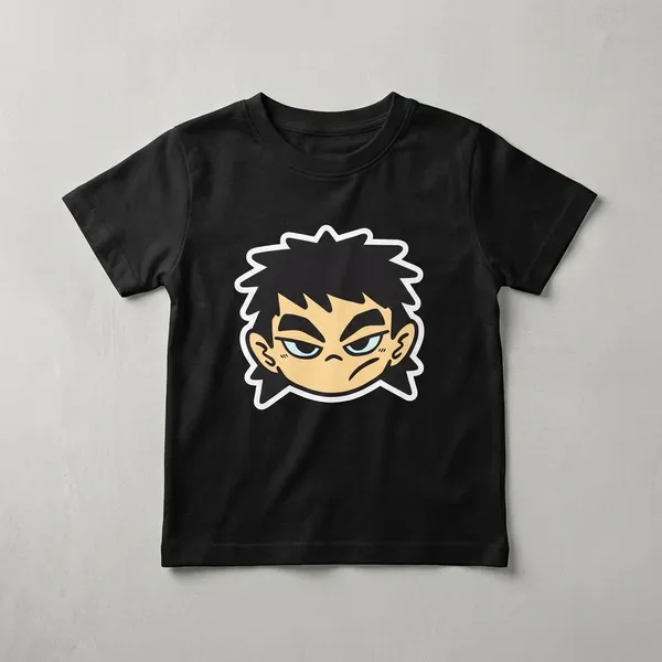 Black_Cotton_Round_Neck_T_Shirt_For_Kids_Boys_And_Girls