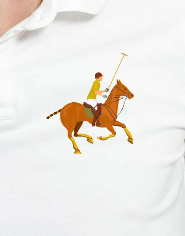White_Cotton_Collered_Polo_T_Shirt_For_Unisex