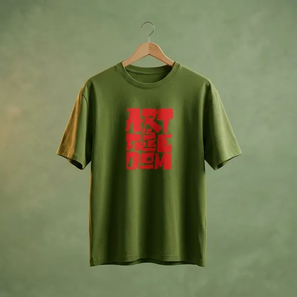 Sea_Green_Cotton_Round_Neck_Oversize_T_Shirt_For_Unisex