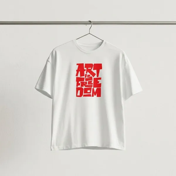 White_Cotton_Round_Neck_Oversize_T_Shirt_For_Unisex