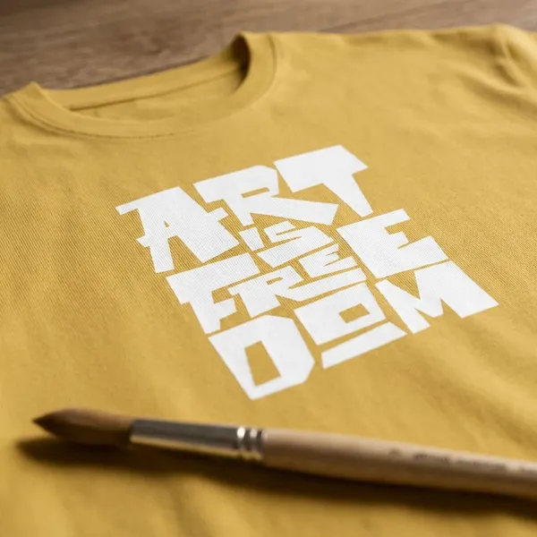 Yellow_Cotton_Round_Neck_Oversize_T_Shirt_For_Unisex