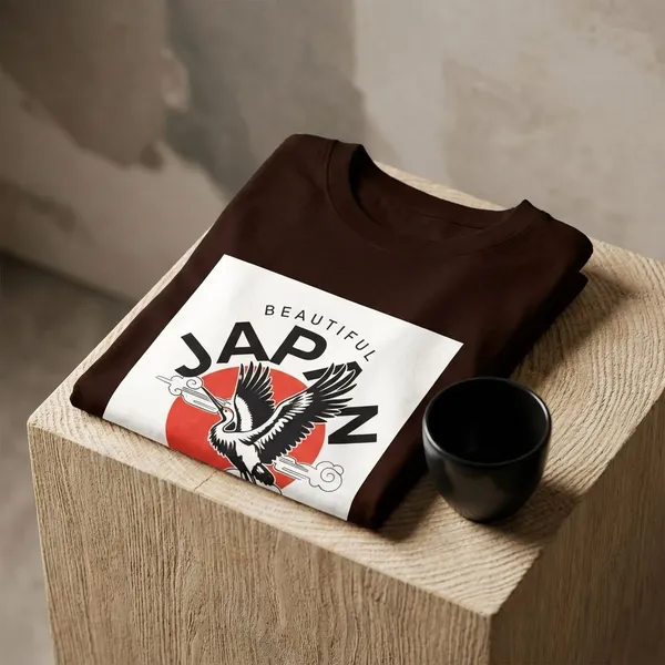 Maroon_Cotton_Round_Neck_Oversize_T_Shirt_For_Unisex