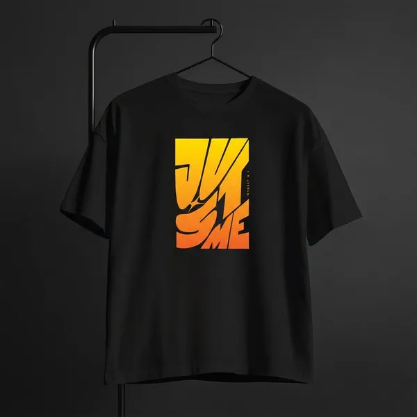Black_Cotton_Round_Neck_Oversize_T_Shirt_For_Unisex