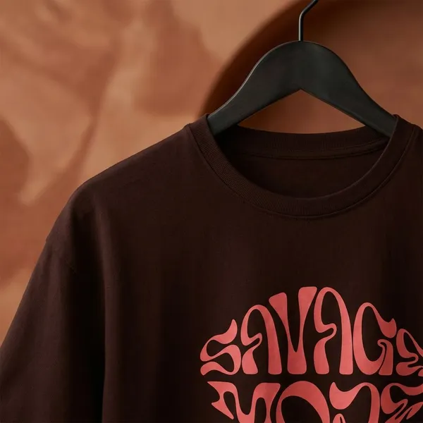 Maroon_Cotton_Round_Neck_Oversize_T_Shirt_For_Unisex