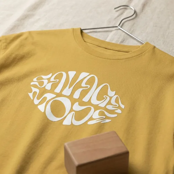 Yellow_Cotton_Round_Neck_Oversize_T_Shirt_For_Unisex