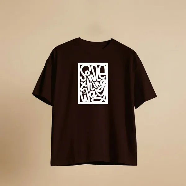 Maroon_Cotton_Round_Neck_Oversize_T_Shirt_For_Unisex