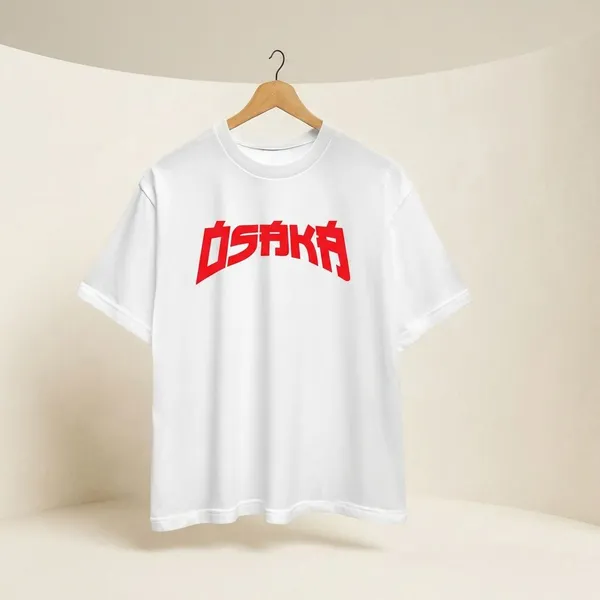 White_Cotton_Round_Neck_Oversized_French_Terry_Fabric_T_Shirt_For_Unisex