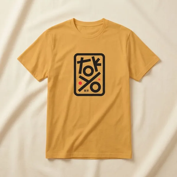Yellow_Cotton_Round_Neck_Oversized_French_Terry_Fabric_T_Shirt_For_Unisex