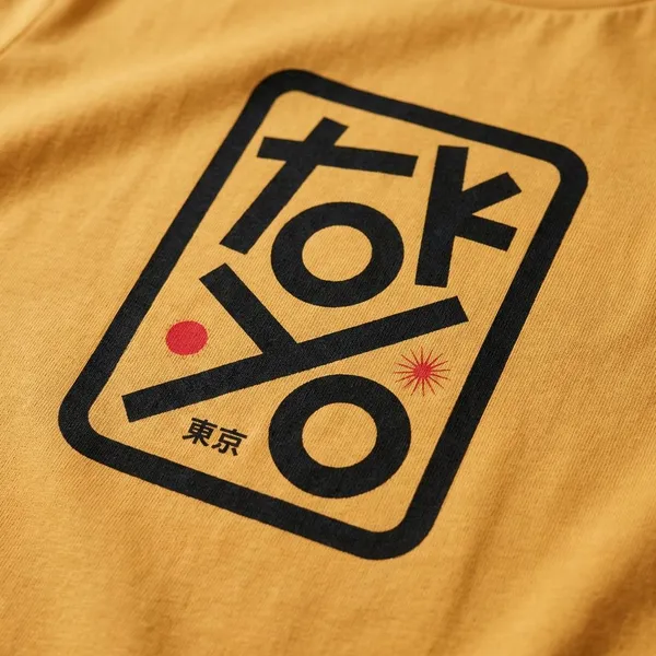 Yellow_Cotton_Round_Neck_Oversized_French_Terry_Fabric_T_Shirt_For_Unisex