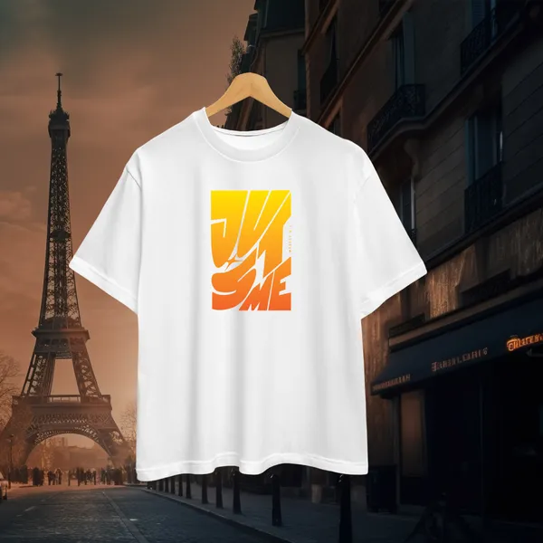 White_Cotton_Round_Neck_Oversized_French_Terry_Fabric_T_Shirt_For_Unisex