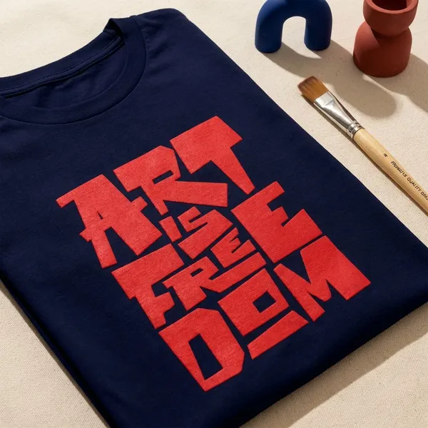 Navy_Blue_Cotton_Regular_Fit_Round_Neck_T_Shirt_For_Unisex