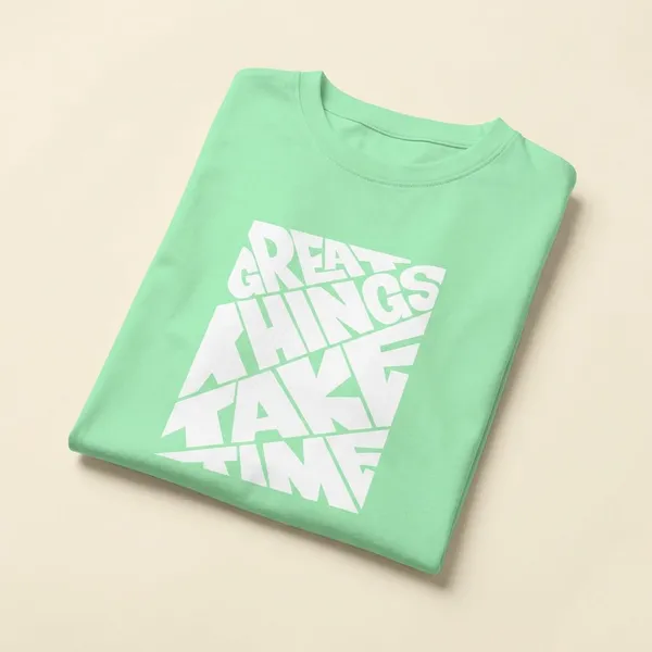 Sea_Green_Cotton_Regular_Fit_Round_Neck_T_Shirt_For_Unisex
