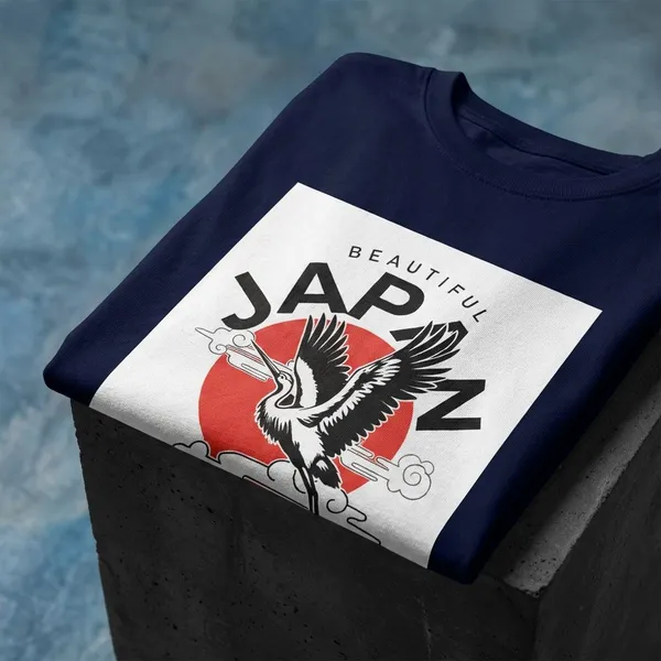 Navy_Blue_Cotton_Regular_Fit_Round_Neck_T_Shirt_For_Unisex