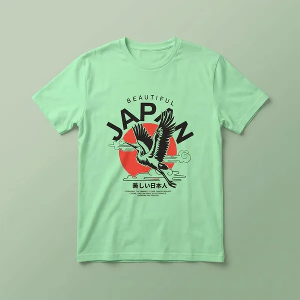 Sea_Green_Cotton_Regular_Fit_Round_Neck_T_Shirt_For_Unisex