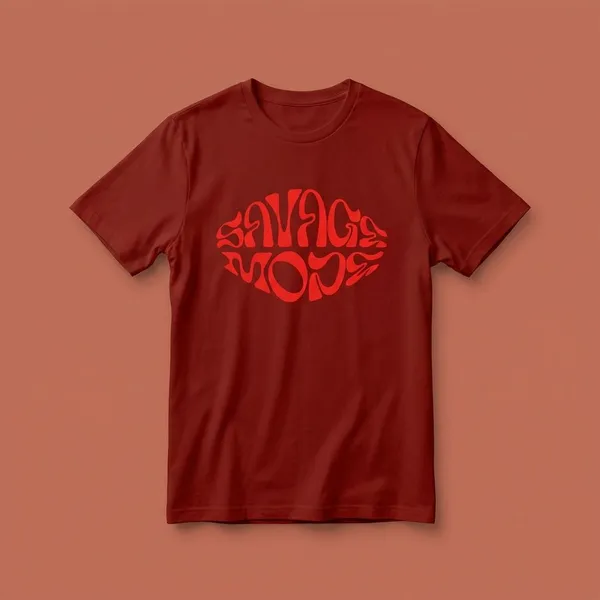 Maroon_Cotton_Regular_Fit_Round_Neck_T_Shirt_For_Unisex