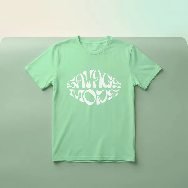 Sea_Green_Cotton_Regular_Fit_Round_Neck_T_Shirt_For_Unisex