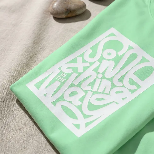 Sea_Green_Cotton_Regular_Fit_Round_Neck_T_Shirt_For_Unisex