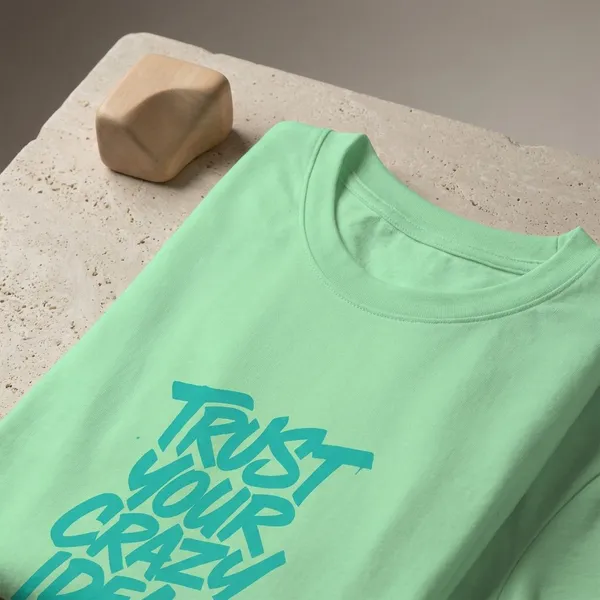 Green_Cotton_Regular_Fit_Round_Neck_T_Shirt_For_Unisex