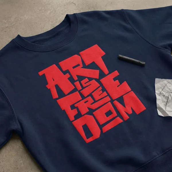 Blue_Cotton_Round_Neck_Sweatshirt_For_Unisex