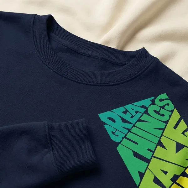 Blue_Cotton_Round_Neck_Sweatshirt_For_Unisex
