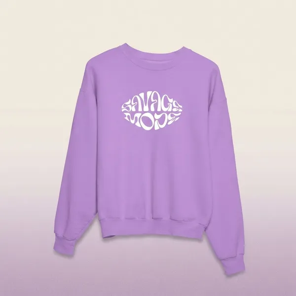 Purple_Cotton_Round_Neck_Sweatshirt_For_Unisex