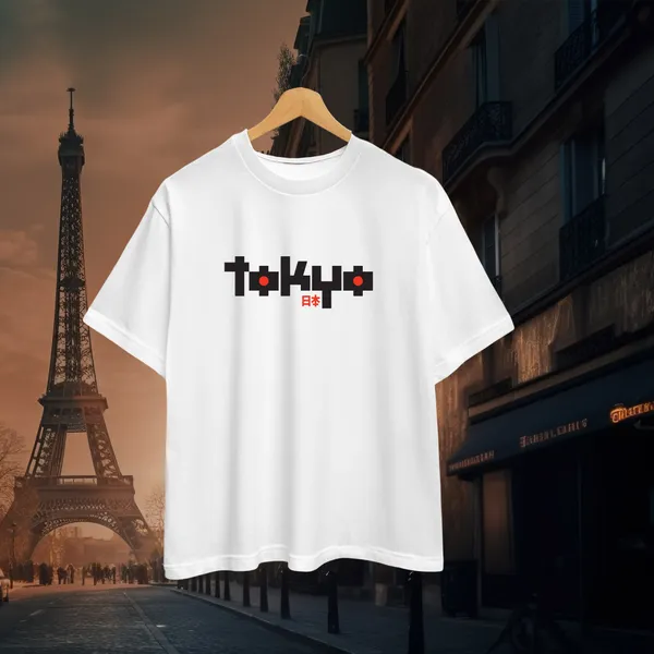 White_Cotton_Round_Neck_Oversized_French_Terry_Fabric_T_Shirt_For_Unisex