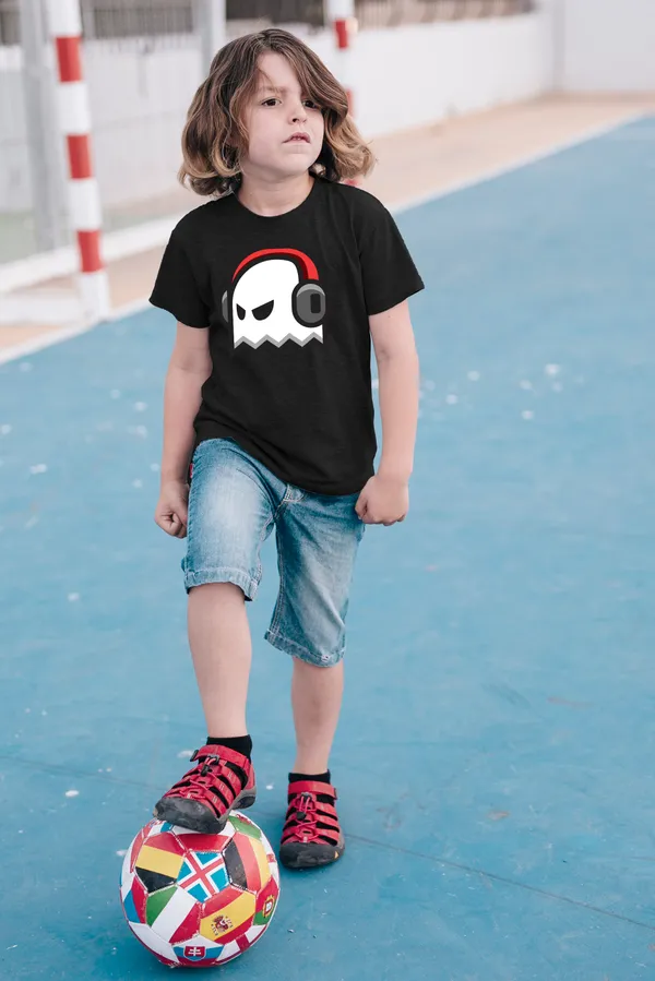 Black_Cotton_Round_Neck_T_Shirt_For_Kids_Boys_And_Girls