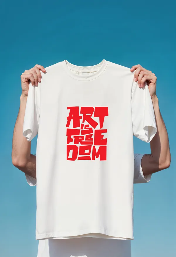 White_Cotton_Regular_Fit_Round_Neck_T_Shirt_For_Unisex