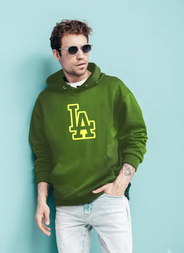 Olive_Green_Premium_Cotton_Fleece_Hoodie_For_Unisex